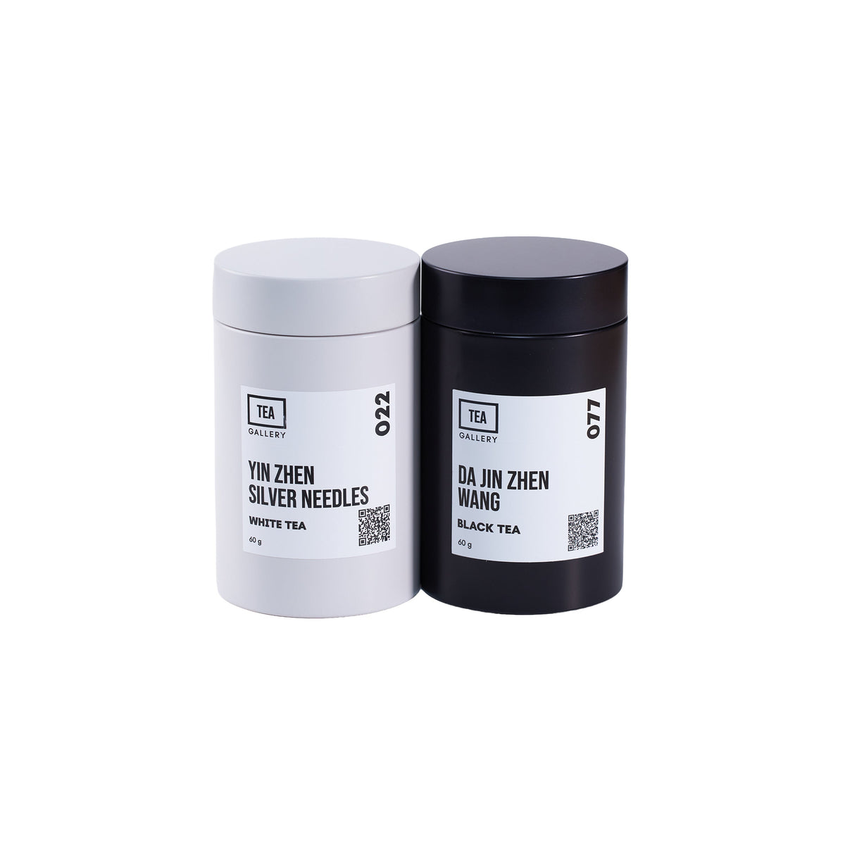 Black and White Tea Set, 2x60g (tin)