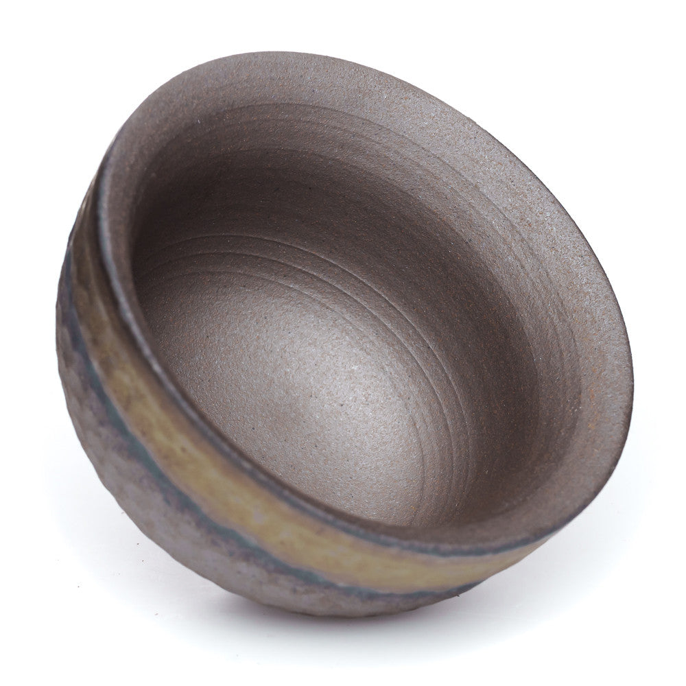 Bronze Honeycombs Ceramic Tea Cup, 90 ml