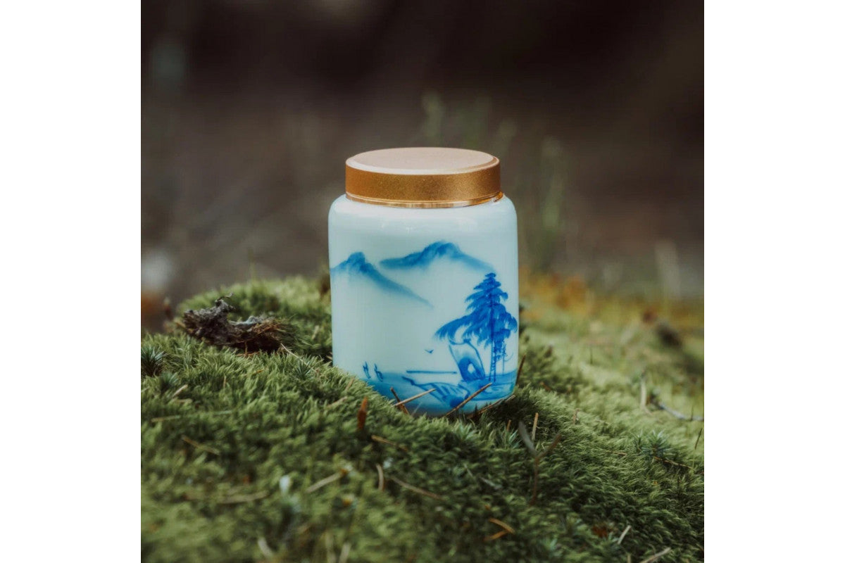 Porcelain Tea Caddy River, 180 ml