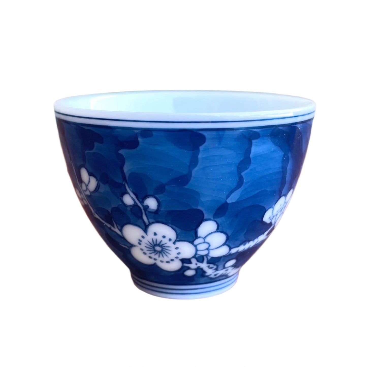 Blue Sakura Porcelain Tea Cup, 55 ml