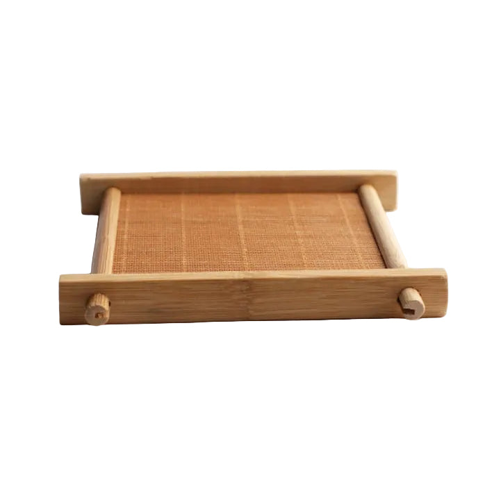 Bamboo Tea Cup Coaster with print
