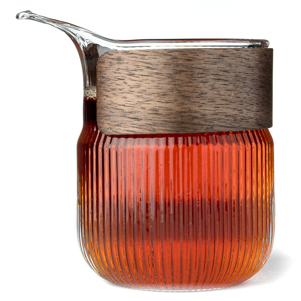 Wooden Grip Glass Cha Hai, 290 ml