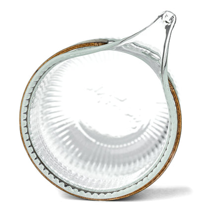 Wooden Grip Glass Cha Hai, 290 ml