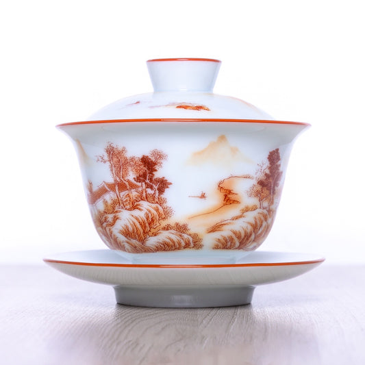 Suburb Porcelain Gaiwan, 180 ml