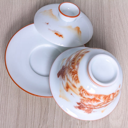 Suburb Porcelain Gaiwan, 180 ml