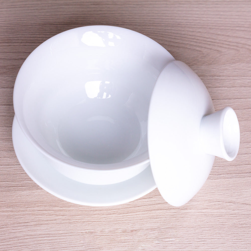 White Porcelain Gaiwan, 120 ml