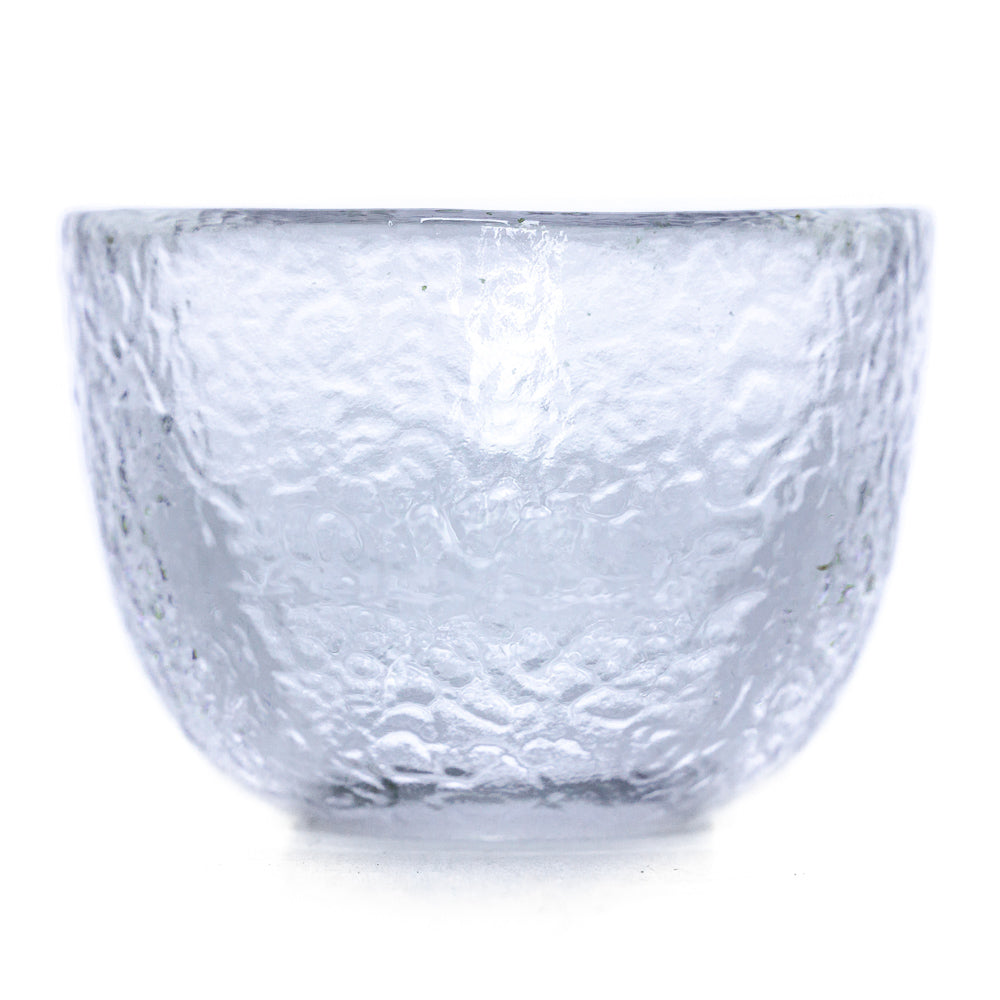 Hammered Glass Tea Cup, round shape, 60 ml