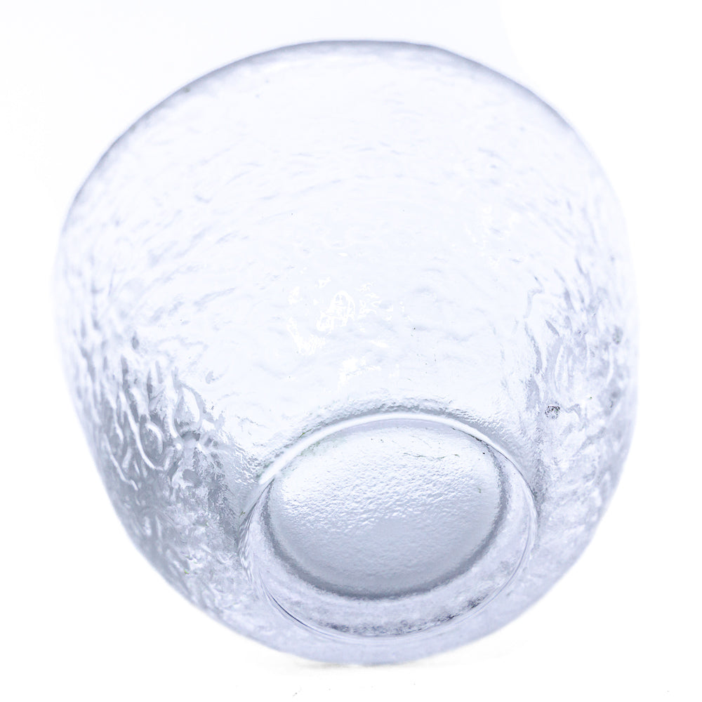 Hammered Glass Tea Cup, round shape, 60 ml