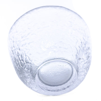 Hammered Glass Tea Cup, round shape, 60 ml