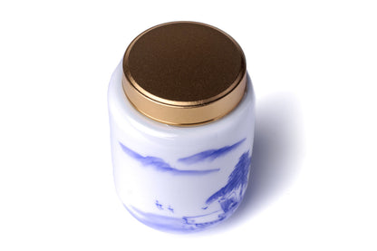 Porcelain Tea Caddy River, 180 ml