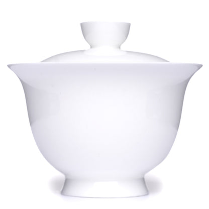 Thin Walled Bone China Gaiwan, 120 ml