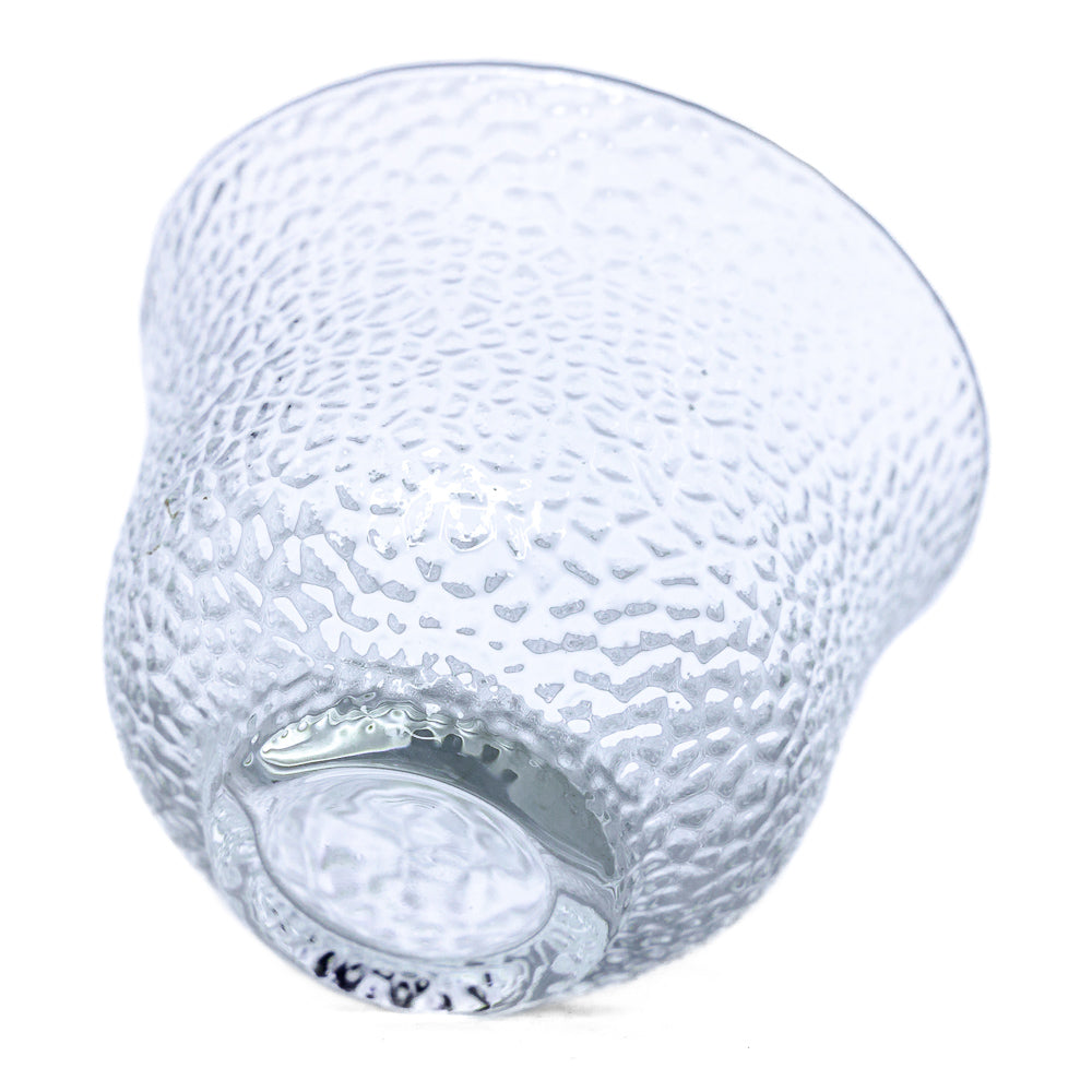 Relief Glass Tea Cup, 75 ml