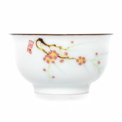 Sakura Porcelain Tea Cup, 40 ml