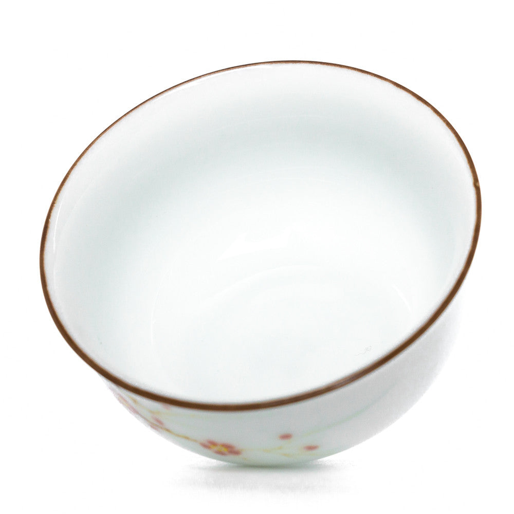 Sakura Porcelain Tea Cup, 40 ml