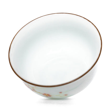 Sakura Porcelain Tea Cup, 40 ml