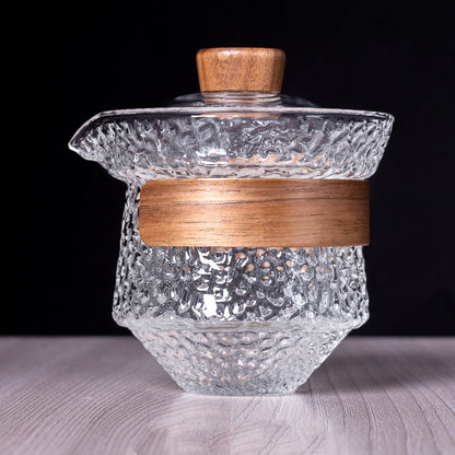 Gaiwan-Teapot Hammer with Wooden Rim 245 ml