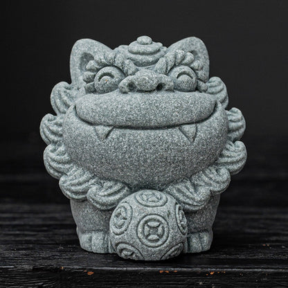 Stone Lion Tea Pet, 5,5 cm