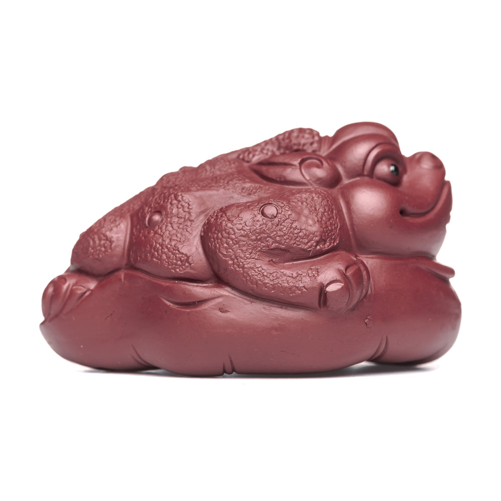 Tea Pet Three-Legged Toad, 7 cm