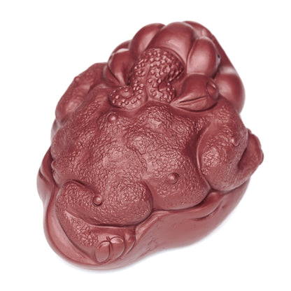 Tea Pet Three-Legged Toad, 7 cm
