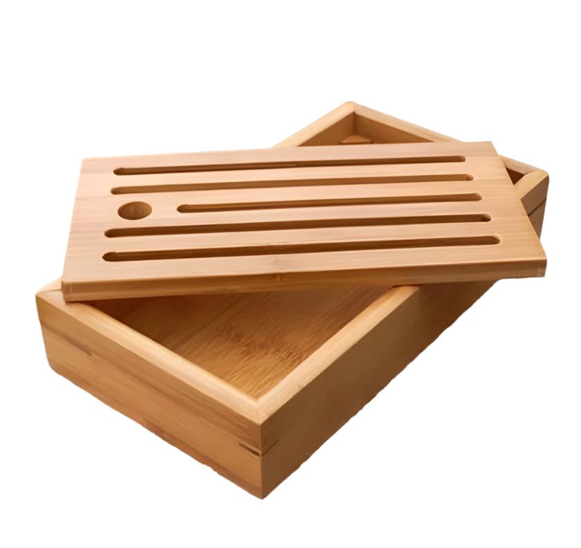 Bamboo Tea Tray Compact, 22*12 cm