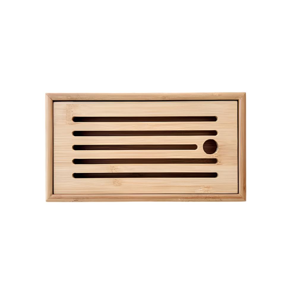 Bamboo Tea Tray Compact, 22*12 cm