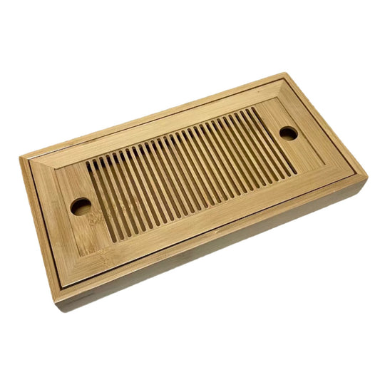 Bamboo Tea Tray Compact Slim, 27*14 cm