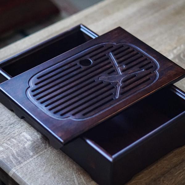 Bamboo Tea Tray StoneLeaf Bird, 27,5*18,5 cm