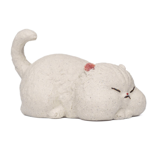 White Cat Tea Pet, 7 cm