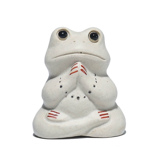 White Frog Tea Pet, 5,5 cm