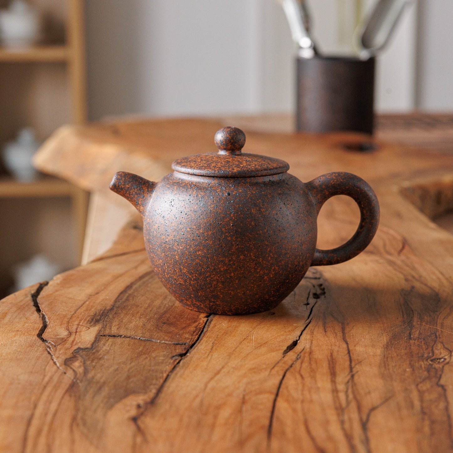 Duan Ni Gao Wen Yixing Teapot dark, 115 ml