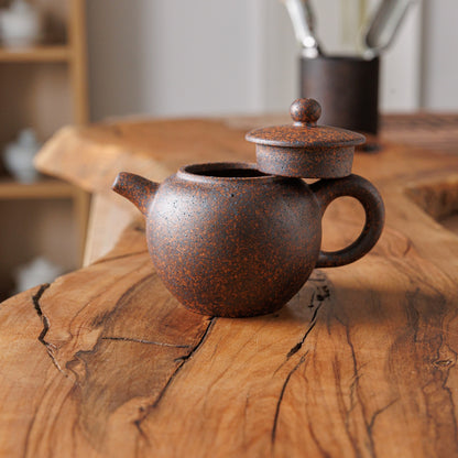 Duan Ni Gao Wen Yixing Teapot dark, 115 ml
